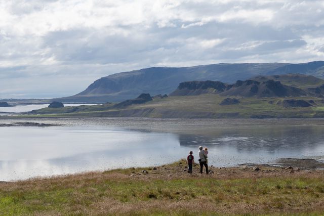 Stórbrotið sólarlag yfir Breiðafirði séð frá Kletti